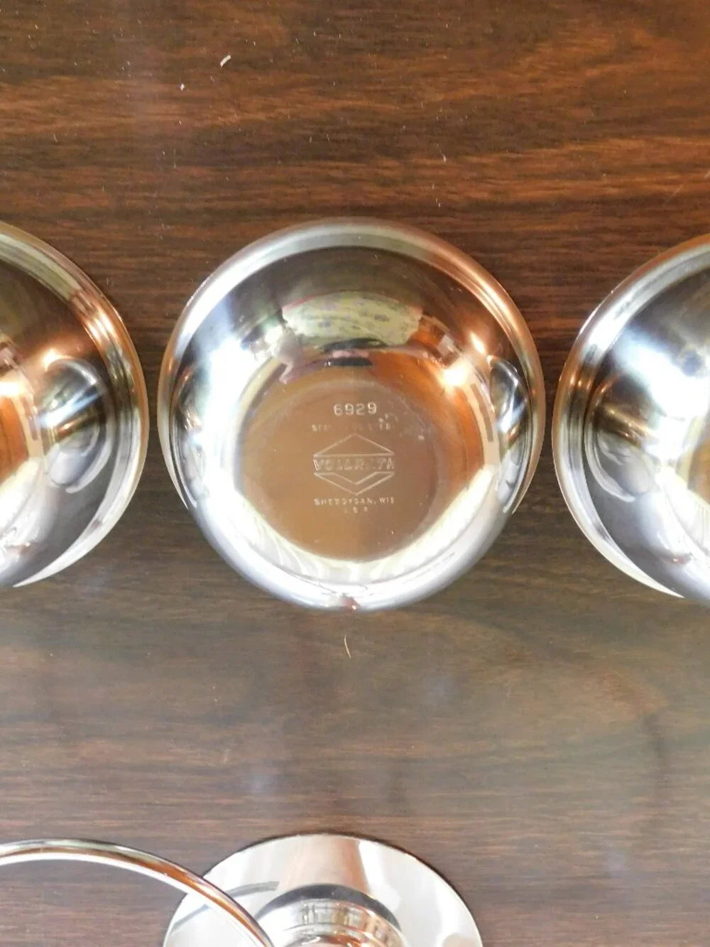 Vintage Vollrath 3-way Condiment Server, Stainless Steel, Excellent Condition
